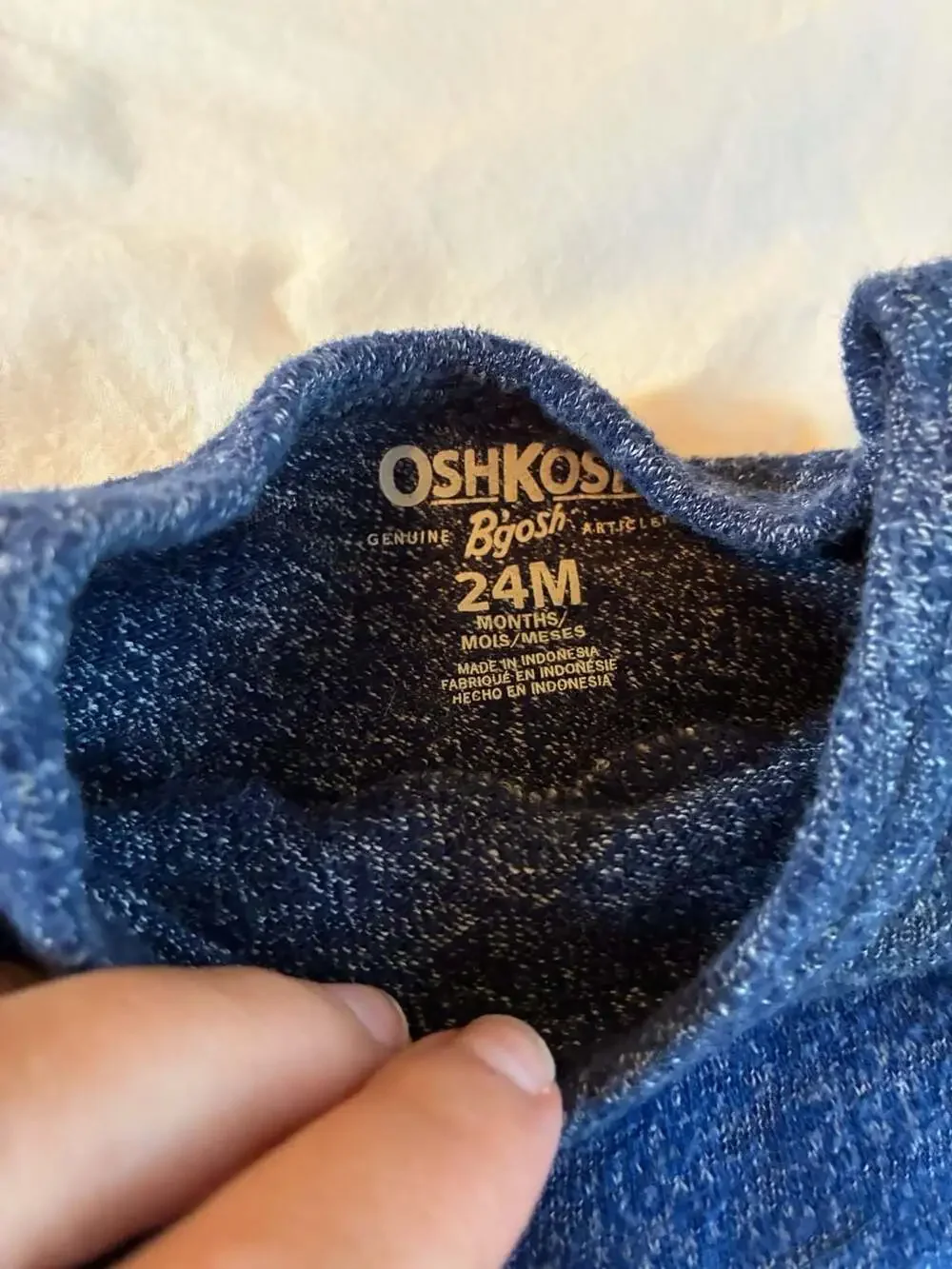 OshKosh B'gosh 24m Toddler Boy 3-Piece Outfit Set Colorblock Shirt w/Joggers